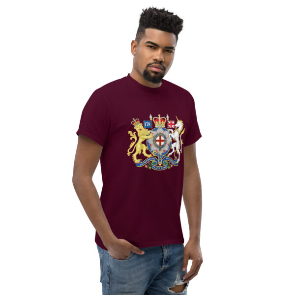 unisex-classic-tee-maroon-right-front-6926e3695f6d1.jpg Unisex classic tee - Front Print - Various